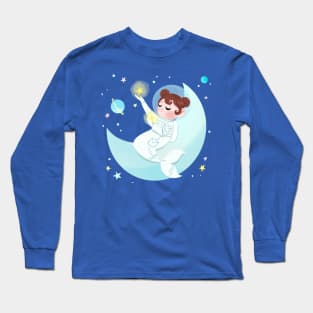 Space Mermaid Long Sleeve T-Shirt